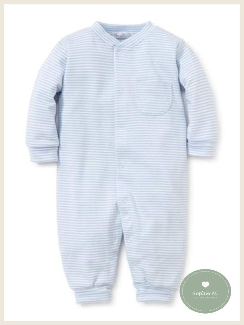 Baby Boys Simple Stripes Footie Playsuit Newborn to 24 Months